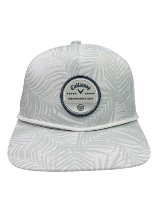 Callaway Other - Callaway Bogey Free White and Light Gray Palm-Print Golf Cap Hat Adjustable NWT